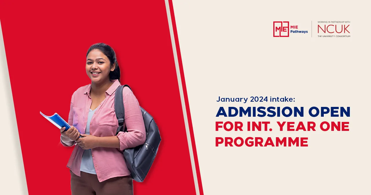 January 2026 intake: Admission open for International Year One Programme